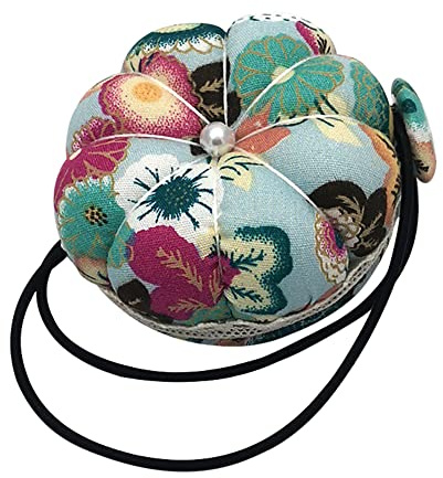 Smileshiney 2 Cuscini per Aghi da Indossare al Polso – Aghi Cucito da Polso – gomitoli a Spilla, Porta Aghi da Polso – da Cucito – a Spille, 6,99 x 6,99 x 4,7 cm