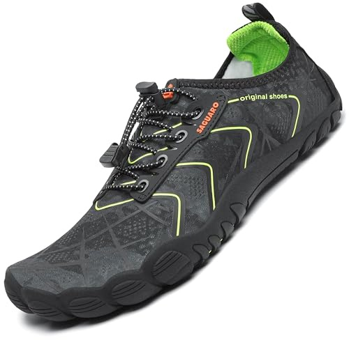 SAGUARO Hombre Zapatos de Agua Mujer Surf Antideslizante Secado Rápido Surf Calzado Natacion Verde Gr.38