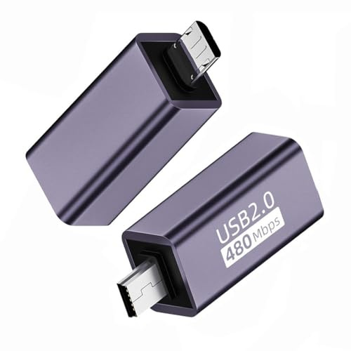 chenyang Micro e Mini USB a USB 2.0 Tipo B Adattatore connettore stampante per scanner disco 2 pezzi/set