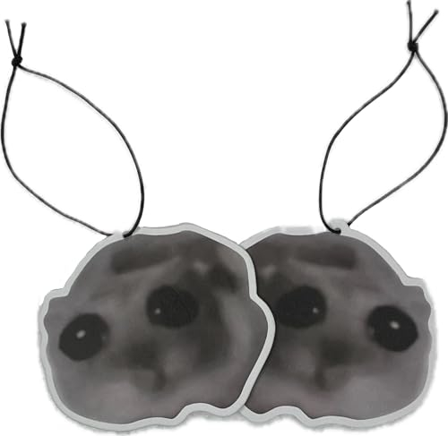 2x Hamsti Duftbaum Auto lustig,Lufterfrischer Auto 2er Set im süßer Hamster Design auto duftspender