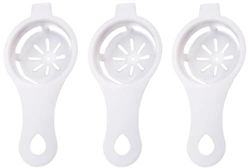 WeddHuis 3 Pezzi Separatore Uova, Separa Tuorlo da Albume, Albume d'Uovo, Separatore Albume, Egg Separator, Separatore Uova