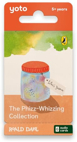 Yoto: The Phiz-Whizzing Collection de Roald Dahl – 6 Tarjetas con Cuentos Infantiles Audio en inglés sin Pantallas. Historias Divertidas para Jugar y Viajar. Compatible con Player y Mini. Edad 5+.