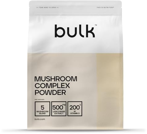 Bulk Mushroom Complex Powder, Lion's Mane, 100g