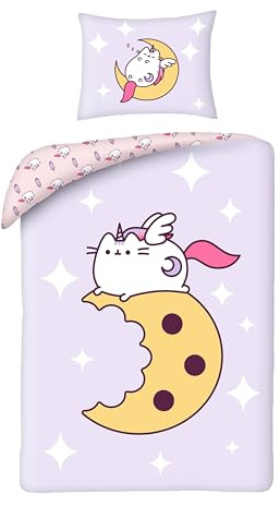 Pusheen Unicornio Galleta Luna Funda Nórdica Cama 90 140x200 + Funda Almoh