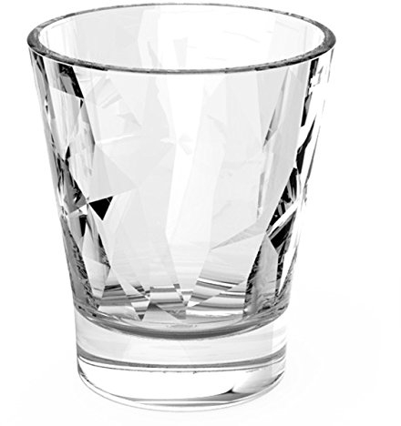 Bormioli Lot de 6 verres transparents 8 cl Diamond Bar liqueur café