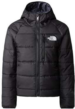 THE NORTH FACE Perrito Reversible Chaqueta de plumón para Niñas, Nero (TNF Black), 7/8 años