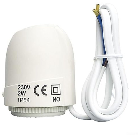 Actuador de colectores de calefacción por suelo radiante 230 V, actuador eléctrico de temperatura constante Calefacción por suelo separador de agua Colector de calefacción M30x1.5