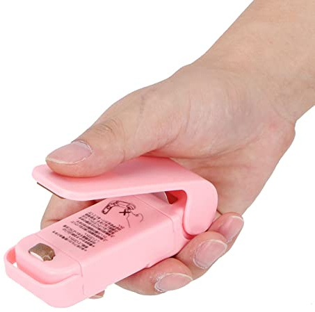 Uadme Mini Termosigillatrice,Sigillatrice Sottovuoto Manuale Portatile Macchina Per Sigillare Snack Per Alimenti Freschi Per Sacchetti di Snack Conservazione di Alimenti in Sacchetti di Plastica