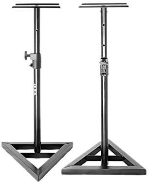 Speaker Bracket Audio Bracket Tripod Speaker Bracket Professional Lift Tripod Metal Floor Surround Desktop Ktv Audio Bracket Subwoofer Stand(A)