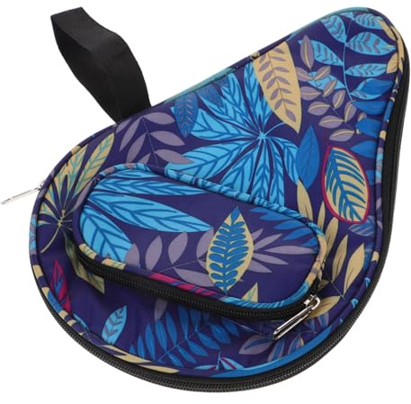 Toyvian Tischtennis Schlägertasche Leichtes Kompaktes Aufbewahrungsetui mit Reißverschluss Tragbare Schlägerhülle Praktisch für Spiel und Reise Robustes Material Einfach zu Reinigen