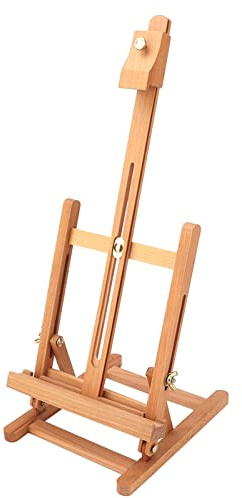 Fdit Tableau de Table en Bois Réglable de Table de Chevalet D'artiste pour la Peinture, Ha Frame Easel avec un Polissage Fin pour le Bureau à Domicile du Studio D'art