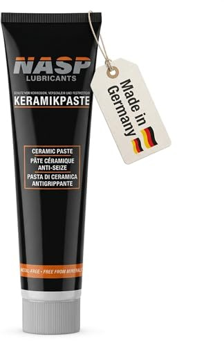 NASP Keramikpaste Anti-Seize metallfreie Montagepaste hitzebeständig gegen Korrosion Festfressen (100ml Tube)