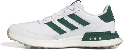 adidas Men's S2G 24 Spikeless Golf Sneakers, Footwear White/Collegiate Green/Gum 4, 11.5 UK