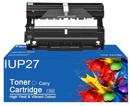 TLCGQF Unidad De Tambor Negro De Repuesto IUP27, Compatible Con Konica Minolta Bizhub 2600P 3000MF 3080MF Conjunto De Tambor De Impresora Unidad De Tambor IUP27 12 000 Páginas