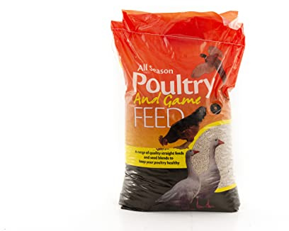 Shorefields All Season Poultry Feed Layers Pellets / 25kg Game Bird Feed - Poultry Food for Chickens, Ducks, Turkeys, Geese, Hens - Nutritious Poultry Feed with No Artificial Flavors or Preservatives
