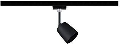 Paulmann 96926 Cover URail Individual spot GU10 max. 10W dimmable 230V Black matt, Chrome Rail System – Choose Any lamp