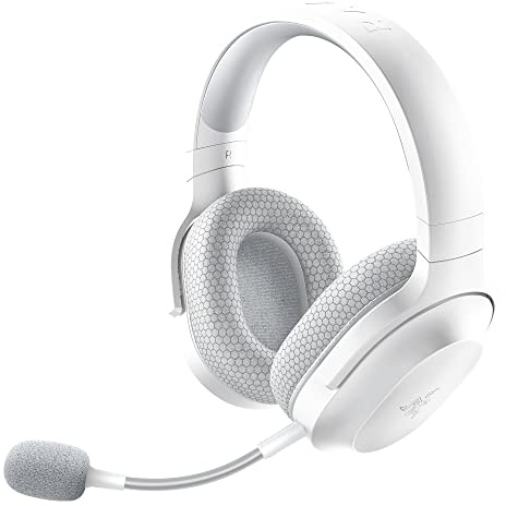 Razer Barracuda X Wireless Gaming & Mobile Headset (PC, PlayStation, Switch 2, Android, iOS): 2.4GHz Wireless + Bluetooth - Lightweight - 40mm Drivers - Detachable Mic - 50 Hr Battery - Mercury White