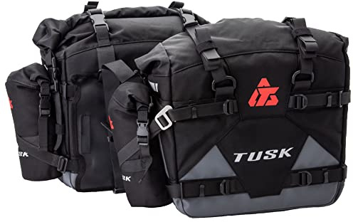 Tusk Pilot Pannier Bags with Bottle Holders