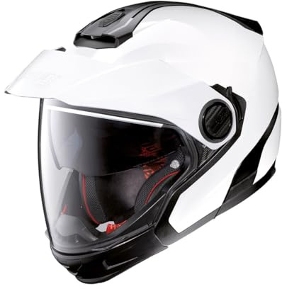 NOLAN N4Y0000270055 Casco modular con bolsa de almacenamiento blanco