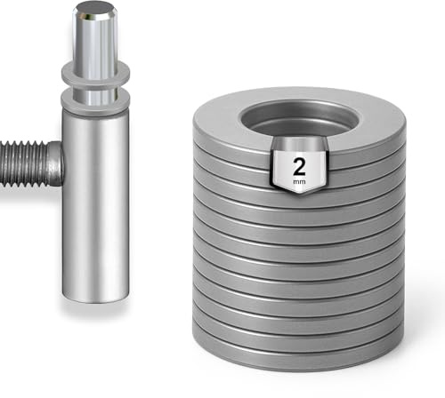 NIMA PARTS Fitschenringe – 20 Stück – Made in Germany – Unterlegscheiben für Zimmertüren aus Stahl