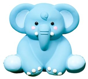 Generisch 2026 Jouet à mâcher en latex pour chiot avec couineur – Aide à la dentition, nettoyage des dents, anti-solitude, forme souple, convient pour (D, taille unique)