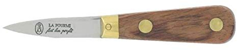 Les Colis Noirs LCN - Lancette a Huitre Lame INOX Manche Palissandre La Fourmi - Couteau Ustensile Cuisine - 418