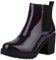 VAN HILL Damen Stiefeletten Chelsea Boots Profilsohle Blockabsatz Schuhe 610549 Lila Lack 39