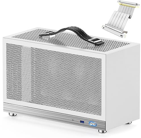 KXRORS S400 - Boîtier de jeu PC Mini-ITX - Type USB 3.0 en façade - Port C - Longueur de la carte VGA : 335 mm MAX - Système de gestion des câbles - Carte mère Luminum Mini-ITX - Petit boîtier