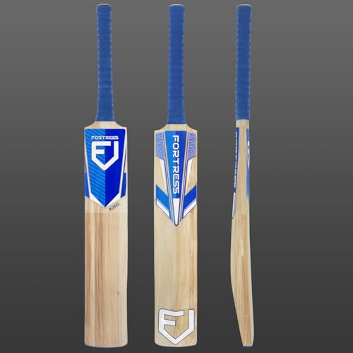 FORTRESS Kashmir Willow Cricket Bat [2 grader] (klass 2 - original 200, storlek 5 (1 lb 15 oz - 0,9 kg 28,3 g))