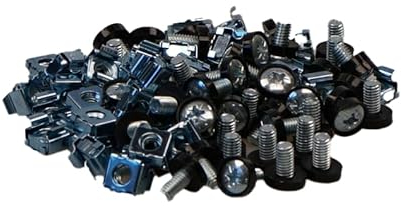 iv.sys Juego de tuercas enjauladas | tamaño de tornillo M6 | para uso en electrónica, maquinaria y construcción de automóviles | práctico set