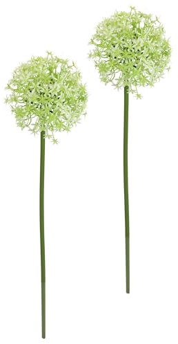 Konstgjord blomma allium prydnadslök, kulblomma, gren, enkel blomma, stjälk, blomblad, blomstrande konstgjorda blommor, extrakt för konstgjorda buketter och buketter, blomsterarrangemang, dekorativ