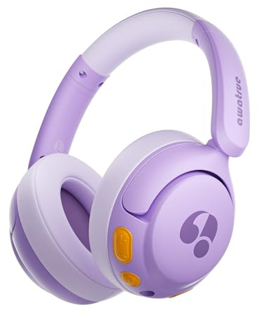 awatrue Kids Bluetooth Headphones, 85dB Volume Limiter, Purple HK02