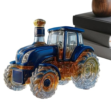 Vin karaff - alkoholkaraffer | tom rolig traktor | whiskyflaska | dekorativ whiskyflaska | för Bourbon Brandy Vodka heminredning bar kontor