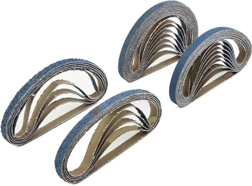 Bandslippapper, 10 st slipband 330 * mm sandpapper zirkonslipverktyg for metall träslipning polering slipmaskinstillbehör(60)