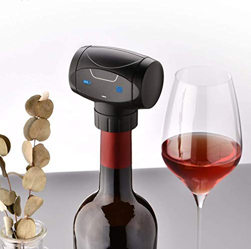 Tapón de vino inteligente Ruihua, tapones de vino eléctricos reutilizables, bomba de vacío para ahorro de vino, mantiene el vino fresco con silicona de grado alimenticio