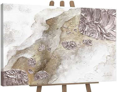 YS Quadro dipinto a mano «Eternità» | Quadri moderni su tela Art Quadri soggiorno dipinti a mano | Pittura dipinta a mano | Quadri moderni su tela