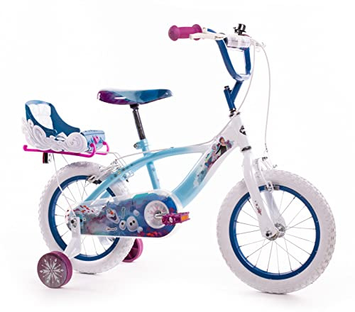 Huffy 14 Pulgadas, Bicicleta Disney Frozen Luxury Unisex-Baby, Azul