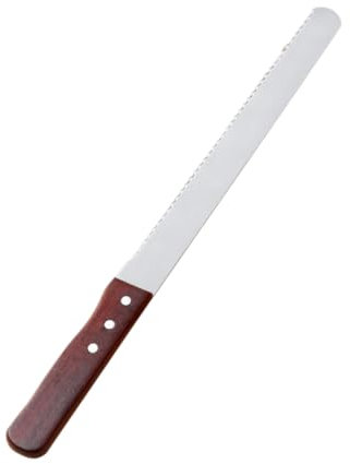 BEBEMOKO coltello per il pane affettato fettine cookies tuc cracker maneggiare il coltello da pane Cutter strumento per tagliare il pane taglia fette riutilizzabile Acciaio inossidabile