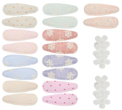 20 Pezzi Mollette per Capelli Bambina, Colorato Fermagli Capelli, Set di Ragazze Clip per Capelli, Tornante Multicolore, Antiscivolo Fermagli per Capelli per Ragazza Piccola,fermagli capelli bambina