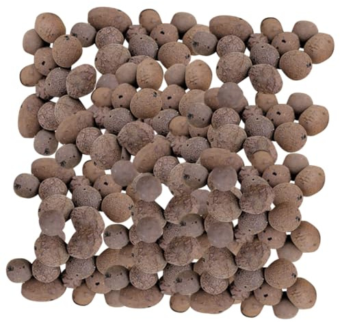Levemolo Ceramsite per Giardinaggio e Substrato di Coltura Traspirante, Argilla Espansa da 1 kg per Piante in Vaso e Acquari, Sfera di Ceramsite Drenante Emissione di Ioni Negativi