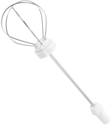 YARNOW Accessorio per Schiuma Latte Bianco in Acciaio Inossidabile e Plastica, Compatibile Milk Frother, Facile da Montare e Pulire