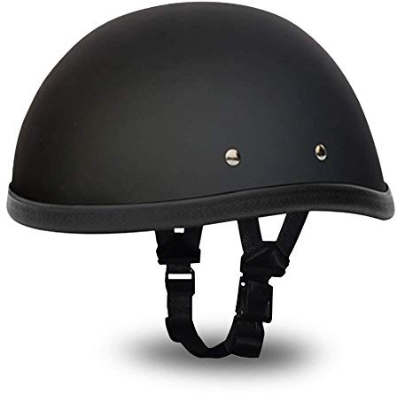 Daytona Helmets Eagle Headgear for Men - Novelty Half Helmet with Breathable Liner - Retro Skull Cap Helmet with Head Wrap