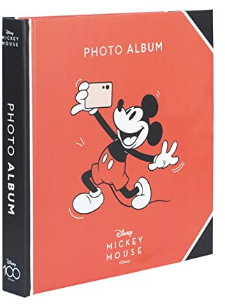 Grupo Erik Polaroid Photo Album Self Adhesive - Disney Mickey Mouse Gifts | 6.3 x 6.3 inches - 16 x 16 cm, 11 Double Sided Pages, Hardcover Instax Photo Album | Disney Gifts