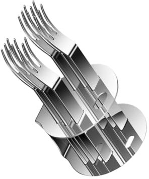 IMIKEYA Einfache Obst-dessertgabeln Essensspieße Obstgabeln Partyzubehör Party-obstgabeln Mit Gestell Für Obst Snacks Desserts Und Andere Lebensmittel Tragbar Und Praktisch