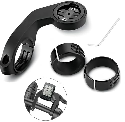 Soporte Bicicleta para Garmin Edge, Soporte para Manillar Compatible con Garmin Edge 200 520 800 820 910XT 1000, Soporte Manillar Bicicleta para Navegador GPS, Manillar de Ciclismo 25.4mm 31.8mm
