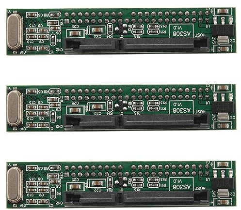 Lbvzxkad 3 Pezzi 2.5 Adattatore da Ide Un da 1 Pollice, Conversione da Hard Disk Un 44 Pin per Pc Portatile Ide Pdad HDD Un Porta Seriale