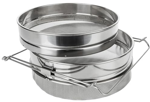 Filtro per - Filtro per, Filtro per in acciaio inossidabile, Setaccio a doppio strato con maglia fine, Forniture per la raccolta di per uso alimentare, Attrezzatura regolabile