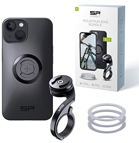 SP CONNECT Mountain Bike Bundle |SPC+| kompatibel mit iPhone 14/13 | Handyhalter für Mountainbike| Mountainbike MTB Handy Halterung Gadget