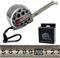 7.5m/25ft Measuring Tape Stainless Steel,Retractable Hollow Tape Measure,Nickel Plated Thickening and Hardening Anti-cutting Tape Measure,Industrial Grade Waterproof Rust and Corrosion Resistant Steel
