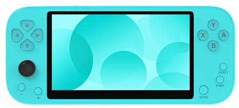 Ailan Handheld Konsole X20 1 Zoll tragbare Videospiel Rocker tragbare Handheld 5,1 Zoll unterstützt Zwei Playersput, Blau